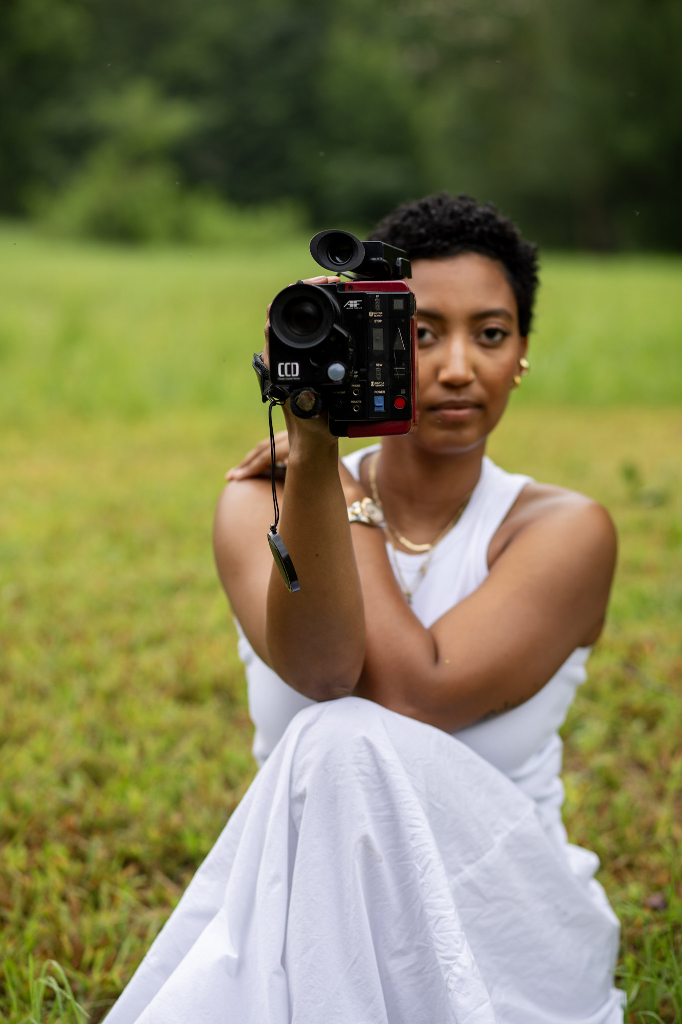 Kestlyn Blassengale with camera